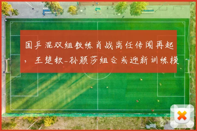 国乒混双组教练肖战离任传闻再起，王楚钦_孙颖莎组合或迎新训练模式